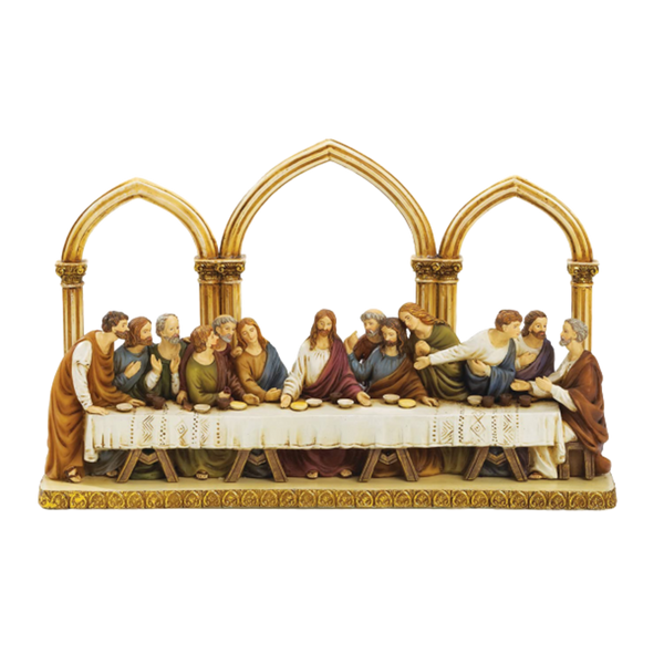12" Last Supper Decorative Statue with Arches