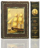 Old Time Sailing Clipper Sailboat Nautical Secret Book Box