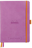 Rhodia Goalbook Dot Grid Journal Notebook - Soft Cover - Paginated - Table of Contents & Undated Calendars - 6" x 8.25" (A5), 16 Colors - Bullet Journaling