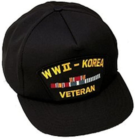HMC WWII Korea Veteran Ballcap Black