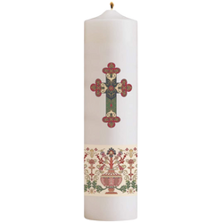 Religious Candles Jesus Christ Coronation Candle, 12 Inch
