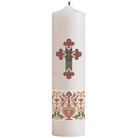 Religious Candles Jesus Christ Coronation Candle, 12 Inch