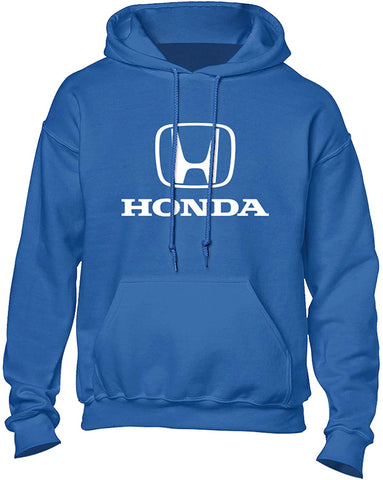 Honda Blue Logo Hoodie Sweatshirt - Long Sleeve Honda Racing Apparel for Men