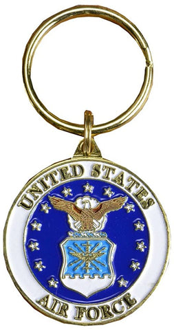Air Force Logo Key Ring Military Key Chains Collectibles Gifts Men Women Veterans