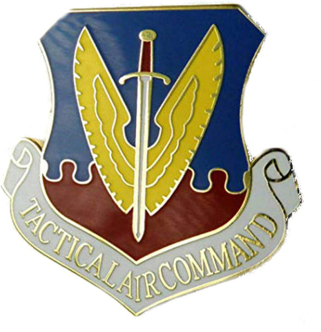 HMC U.S. Air Force Tactical Air Command Large Pin Gold, Red, Blue, White