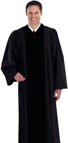 Black Pastor / Pulpit Robe (Medium 55)