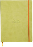 Rhodia Rhodiarama Notebook - Faux Leather Soft Cover, 90g Smooth Lined Ivory Paper - 16 Colors - 3 Sizes - Great Journal, Notebook, Diary