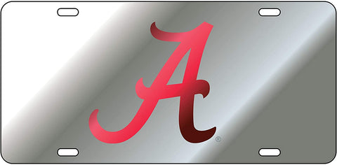 Craftique University of Alabama Laser Cut A Logo Inlaid Mirror Tags