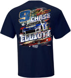 Checkered Flag Sports 2020 NASCAR Men's Patriotic USA Driver/Sponsor T-Shirt-Cotton