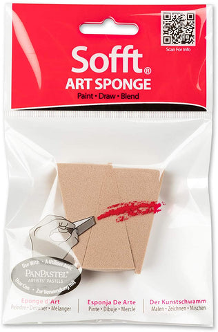 Panpastel Sofft Tool 61023 Sponge Bar Oval Pack of 3 Artist Painting Pastels