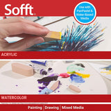 Panpastel Sofft Tool 61023 Sponge Bar Oval Pack of 3 Artist Painting Pastels