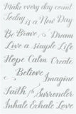 Kelly Creates Quote 3 Stamps, Multicolor