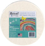 Bosal Katahdin Batting On-A-Roll, Summer 3 oz, 2-1/2 inch by 25 Yards, 100% Organic Cotton,Off-White