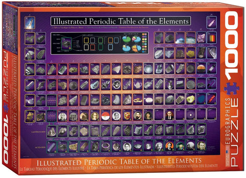 EuroGraphics Periodic Table (Illustrated) 1000 Piece Puzzle