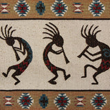 DII Kokopelli Southwestern-Inspired Tapestry Table Runner, Multi