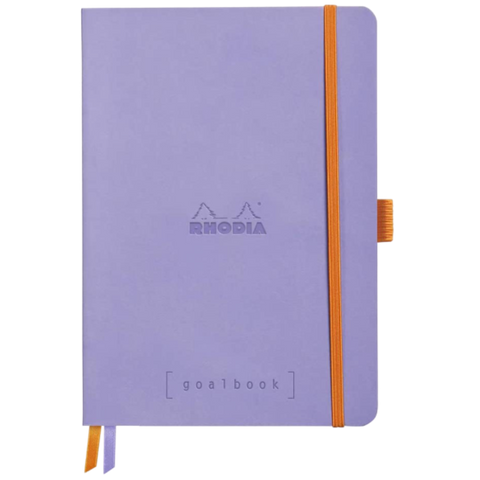 Rhodia Goalbook Dot Grid Journal Notebook - Soft Cover - Paginated - Table of Contents & Undated Calendars - 6" x 8.25" (A5), 16 Colors - Bullet Journaling